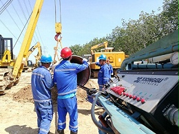 熊谷焊机参与泰国5号线天然气管线建设